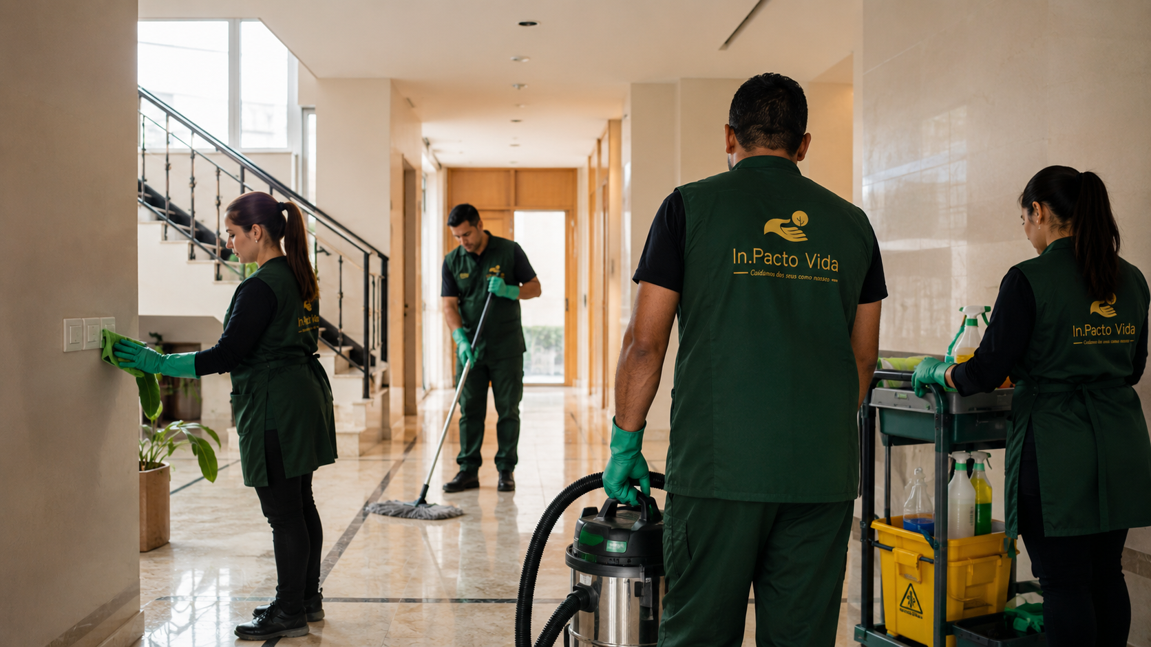 Resultado de limpeza pós-obra — espaço pronto a habitar